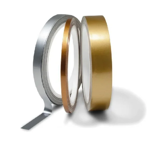 Metal edge banding trim,Metallic brush PVC edge banding tape,Metallic mirror gold plastic edge strips