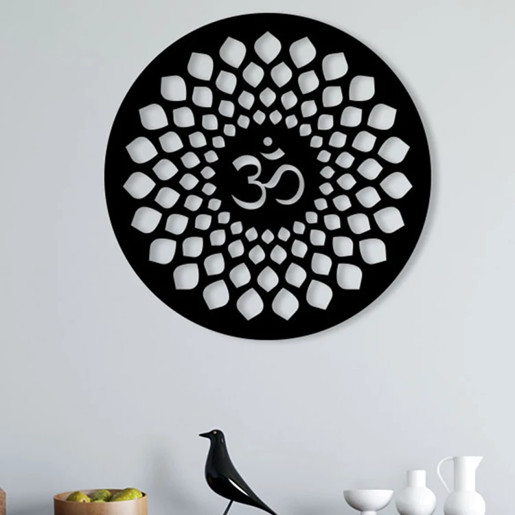 Custom Ayatul Kursi Home Living Room Decoration Ramadan Gifts Gold Arabic Calligraphy Metal Islamic Wall Art Decor