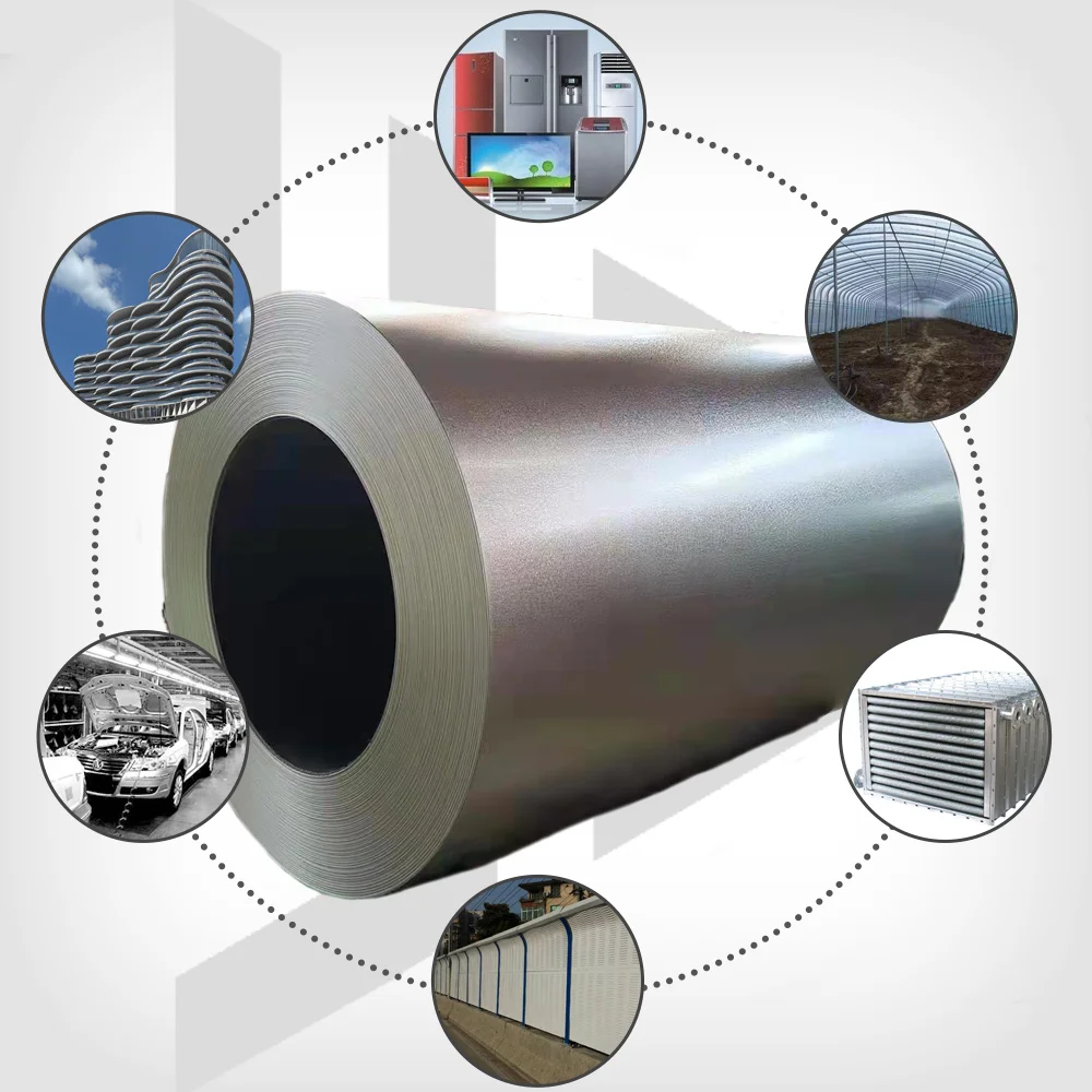 China GI GL steel factory  DX51D+AZ az150 az100 galvalume metal steel roll coil price