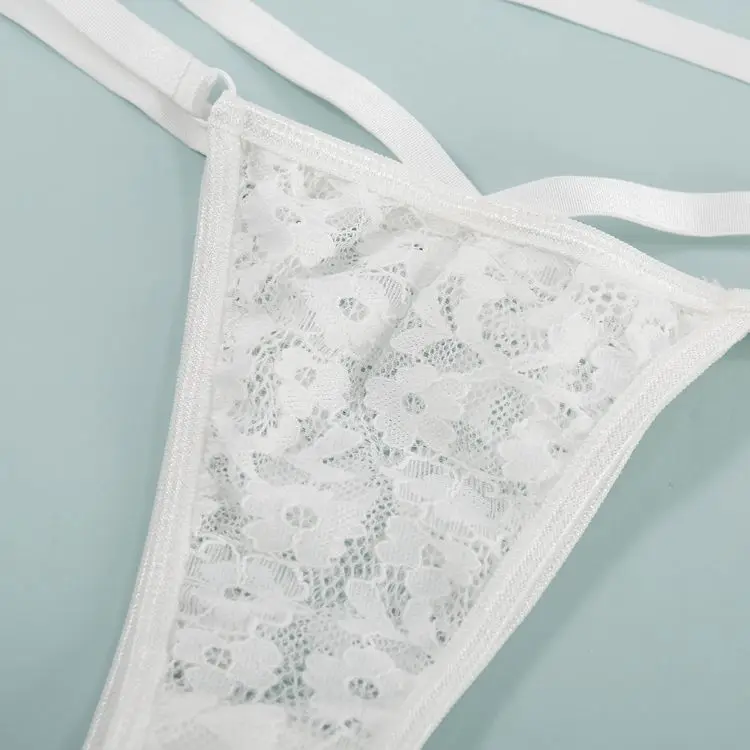 Top Fashion Lingerie Sexy Hot Erotic, Bra Sets Panty G-String Set Sexy Transparent Lingerie Lace Open Bra & Brief Sets/