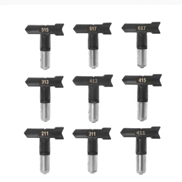 Black 517 Airless Spray Tips Airless Paint Sprayer Nozzle