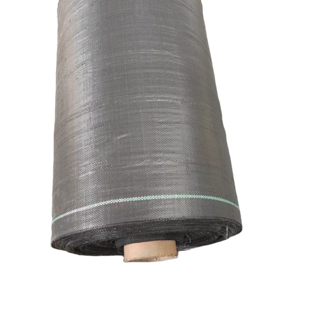 Woven Geotextile Landscape Geotextile Grass Barrier Fabric Black Weed Barrier Fabric