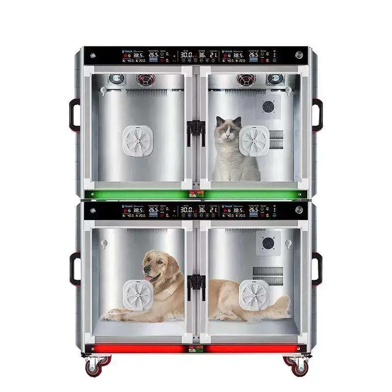HOSPITALL Use Stainless Steel veterinary oxygen cage Chamber Cages Veterinary intensive care ICU Cage