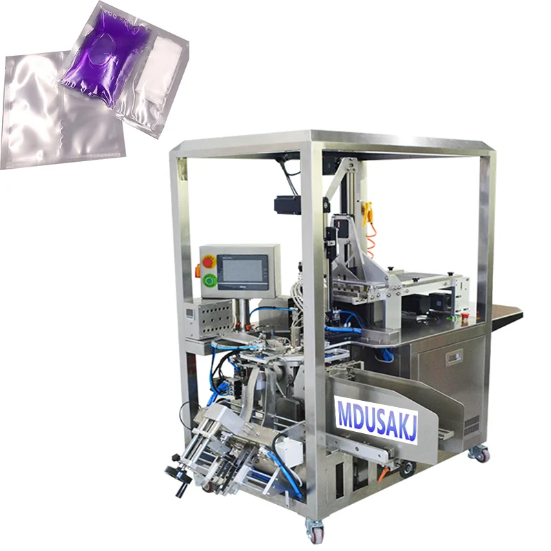 High-quality automatic folding packaging machine Cosmetic Filling Equipment for single-piece refreshing wet wipes
