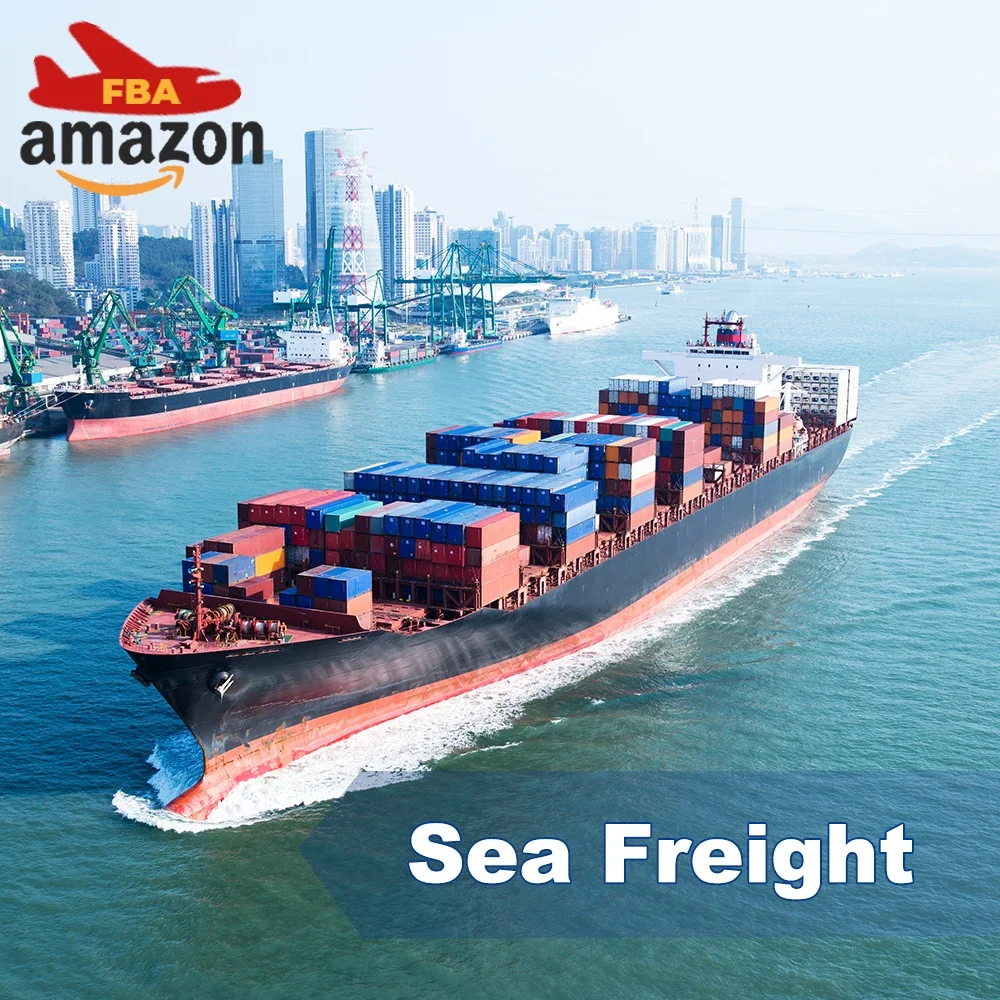 china fba amazon via sea freight forwarder  agent to usa uk italy france uae amazon warehouse