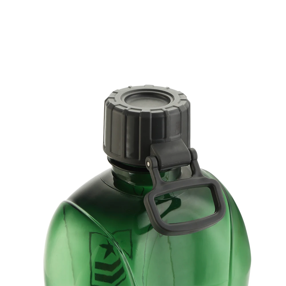 Bpa Free Custom travel Military Outdoor plastic bottle water bottle army plastic canteen sports green canteen army water bottle