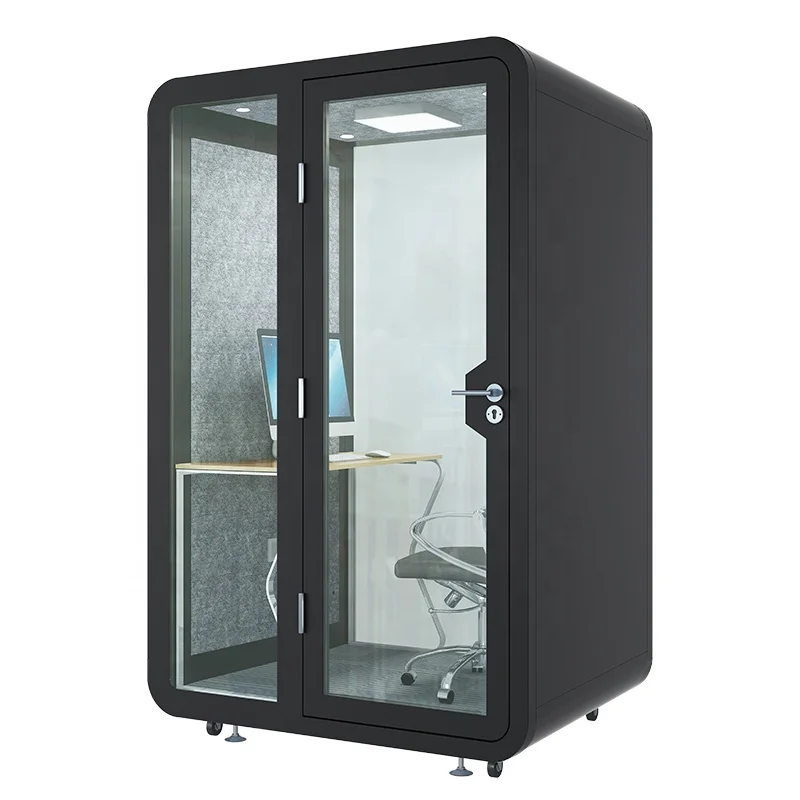 Movable Sound Isolation Booth for Private Office Working Room Phone Cabin Soundproof Acoustic Pod