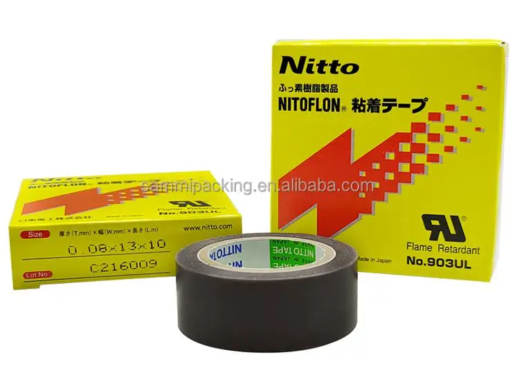 NITTO Denko Nitoflon 903ul PTFE Adhesive Tape High Temperature PTFE Pure Film Gray Heat Sealing Tape