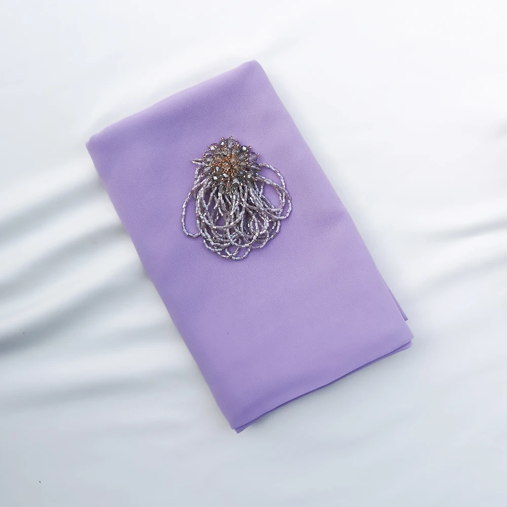 2022 Hot selling muslim Scarves hijab Chiffon Handmade Rhinestone Abaya Dubai Shawls Soft Long Chiffon Hijab