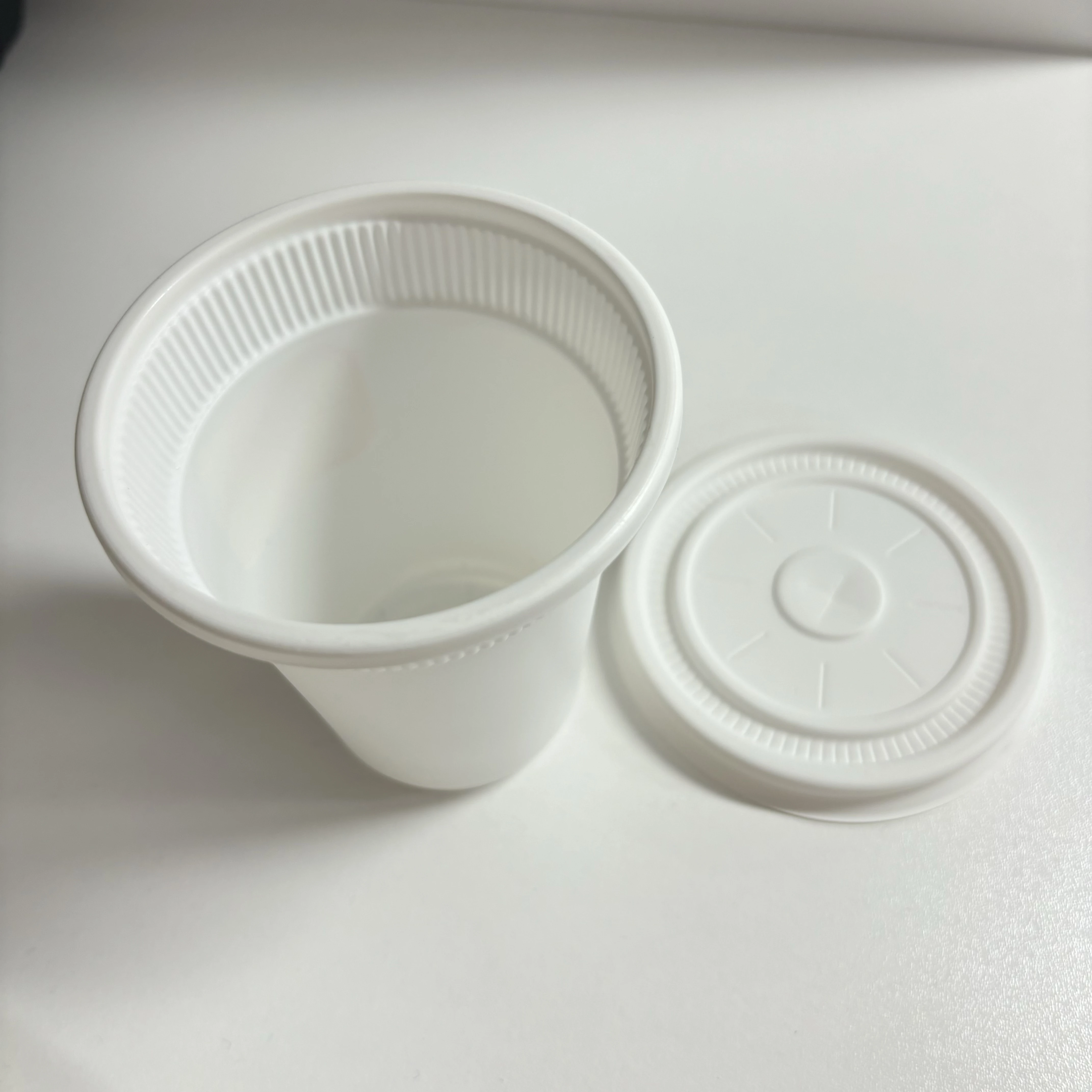 Wholesale Disposable Corn Starch Cup + Lid Customizable Biodegradable