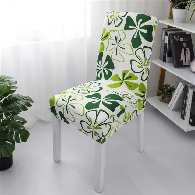 
Wholesale Cheap China Stretch Printing Spandex Half Back Chair Cover For Home And Hotel 