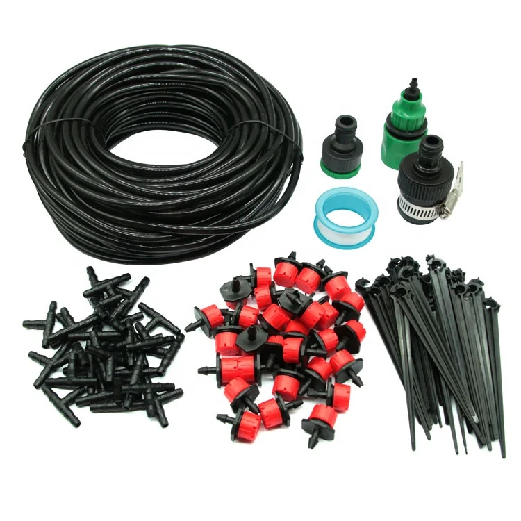 T20 DIY Saving Water Automatic Irrigation Equipment Set 25 meters Automatic Drip Irrigation System Watering Garden Hose Kits