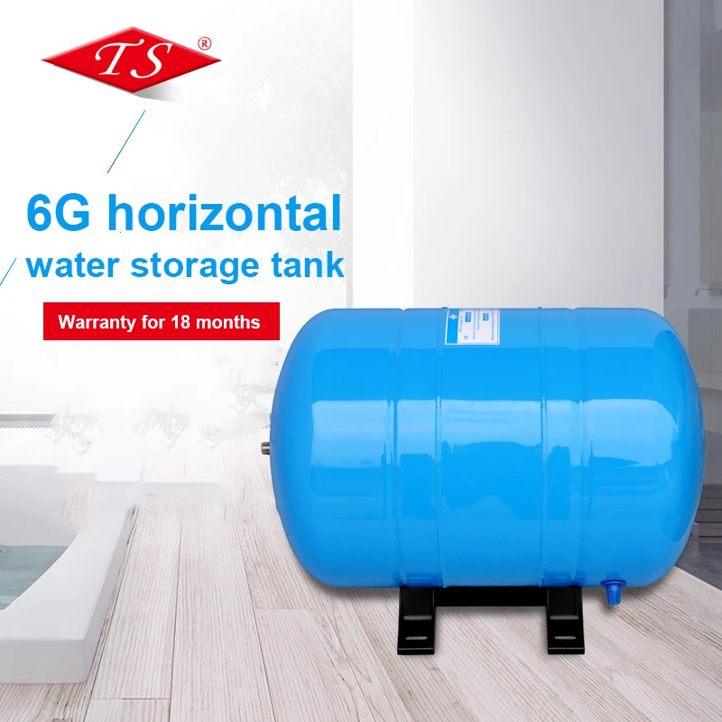 Hot 6G horizontal type CE carbon Iron pressure storage water tanks prices