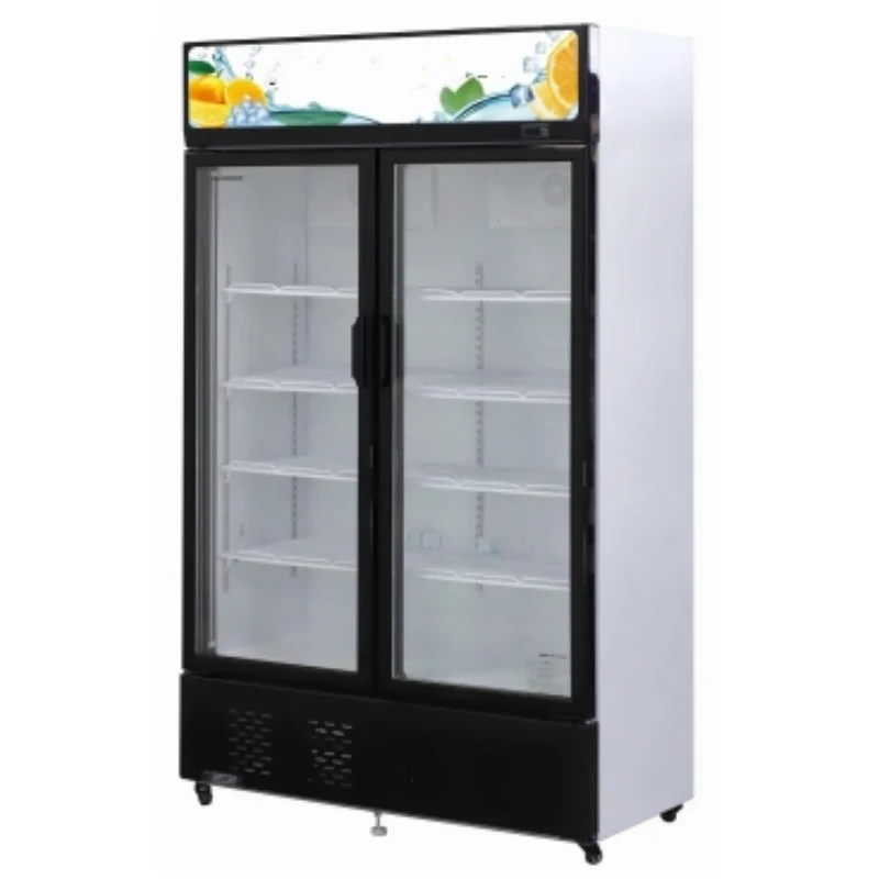 upright display Pepsi cooler supermarket  upright  beverage  display fridge commercial vertical  Coka two doors three doors