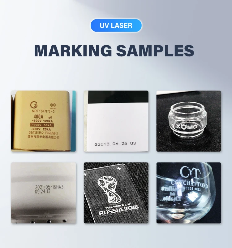 Affordable 355nm Wavelength Portable UV Laser Water-cooled Marking Machine Vin Label Sticker Laser Marking Machine