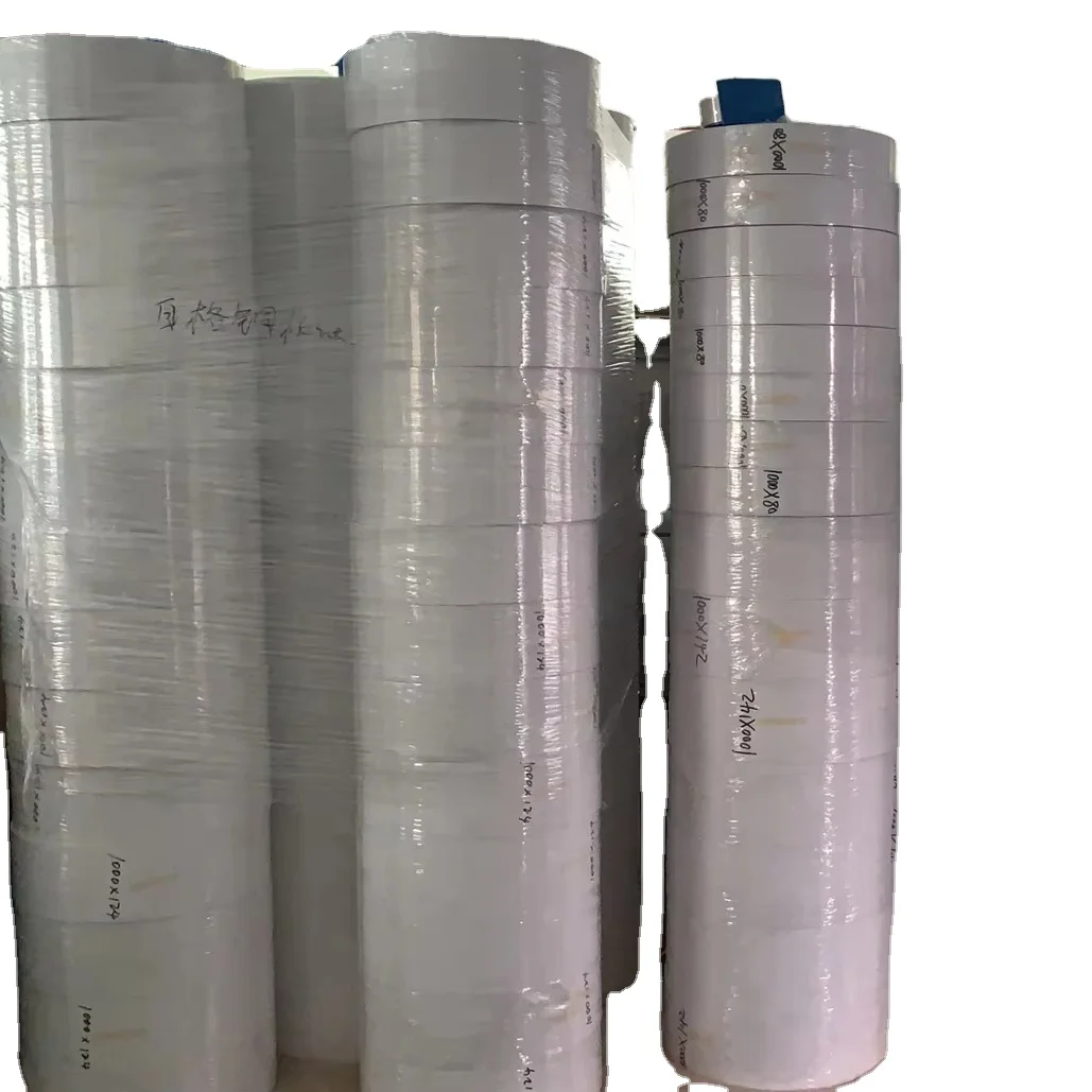 JOHSNON premium quality self adhesive paper  100gsm Deep White Conqueror Paper  jumbol roll