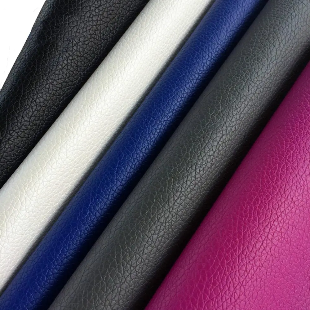 DE90 High quality pvc vinyl fabric faux pvc leather for car seat cover,bags,sofa