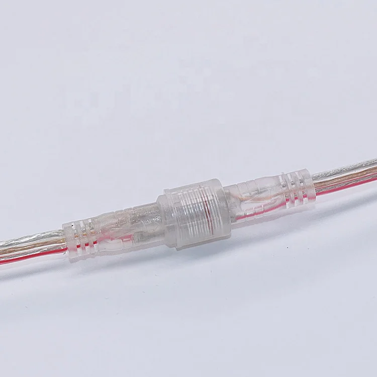 3pin 2pin 4pin наружный водонепроницаемый штекер 22AWG 20AWG 150 мм прозрачный разъем кабеля питания постоянного тока