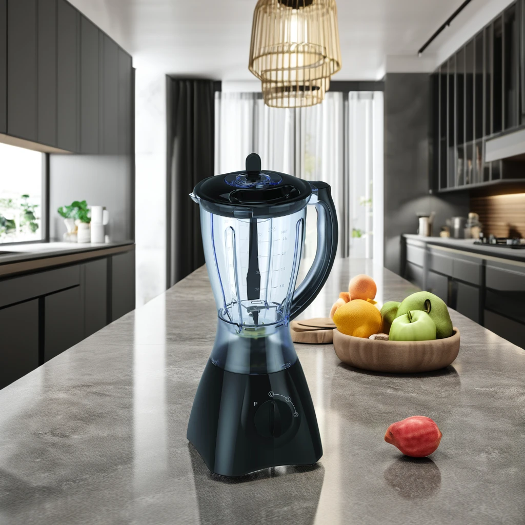 2 In 1 1.5L Plastic Jar Electric Table Blender Stand Blender Portable Blender