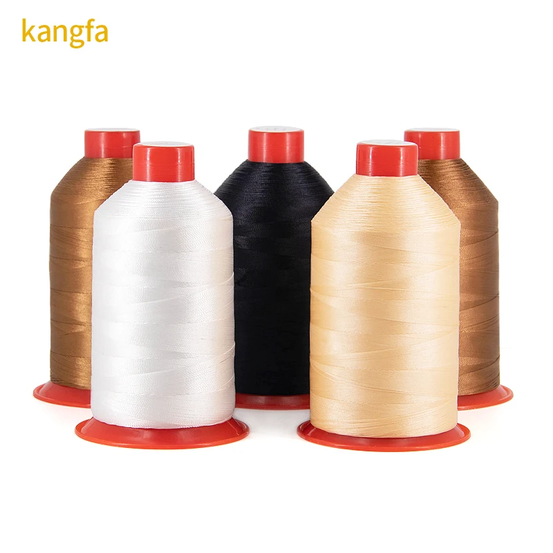 Factory Supply  tex 45 tex 70 tex 90  High Tenacity bonded Filament Polyester Sewing Thread for Shoes/Bag/Leather