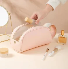 mini make up pu leather personalized small cosmetics custom cosmetic pouch bag for women