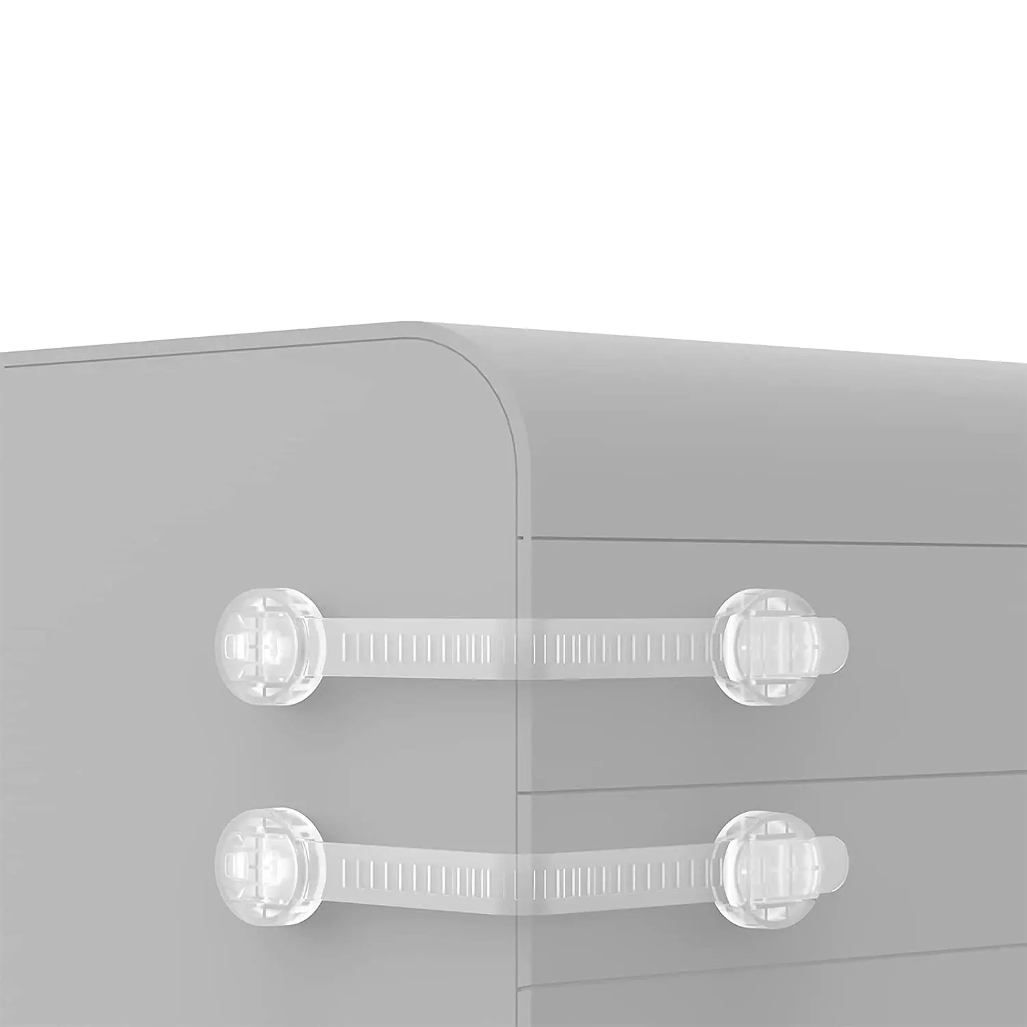 Child Safety Strap Locks Baby Locks for Cabinets and Drawers Toilet Fridge Baby Proof Cabinet Latches Childproof Drawer Latches