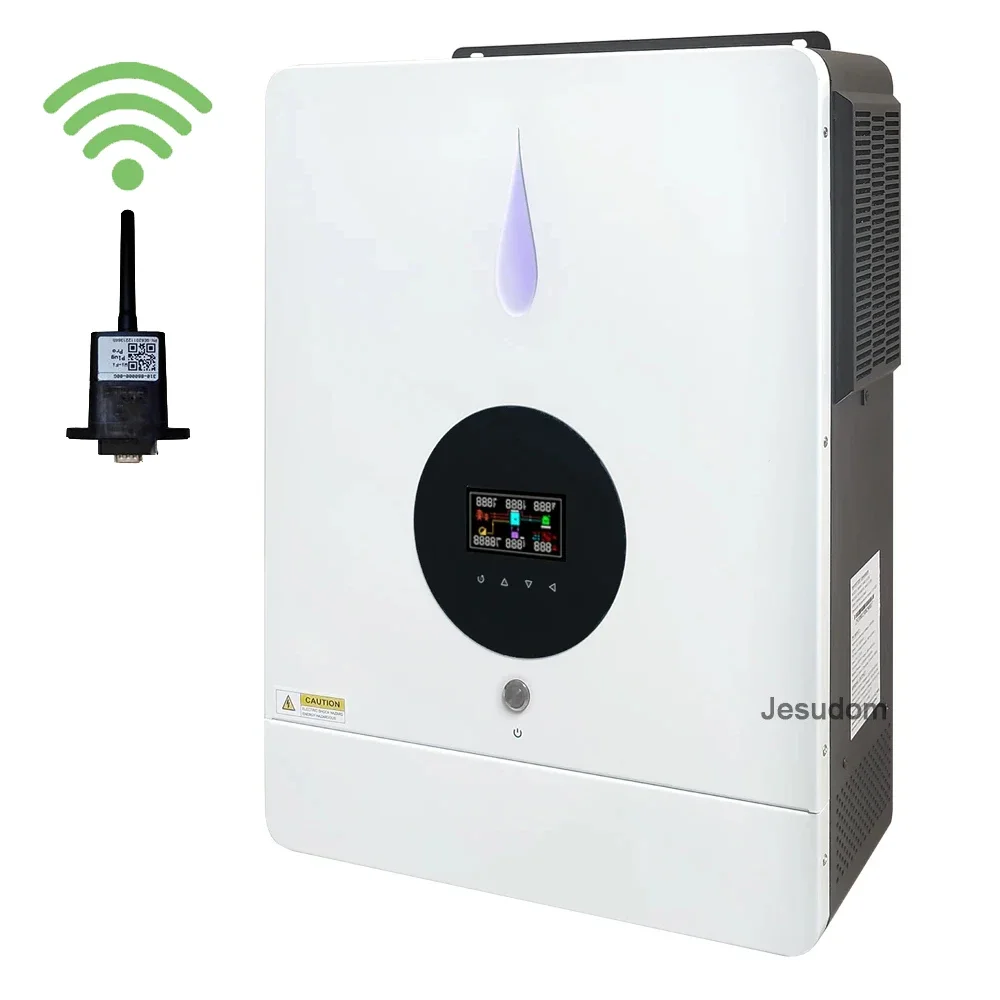 Гибридный солнечный инвертор MPPT 10 5 кВт 48VDC 230VAC 160A солнечное зарядное устройство чистый синусоидальный Двойной вход PV двойной выход