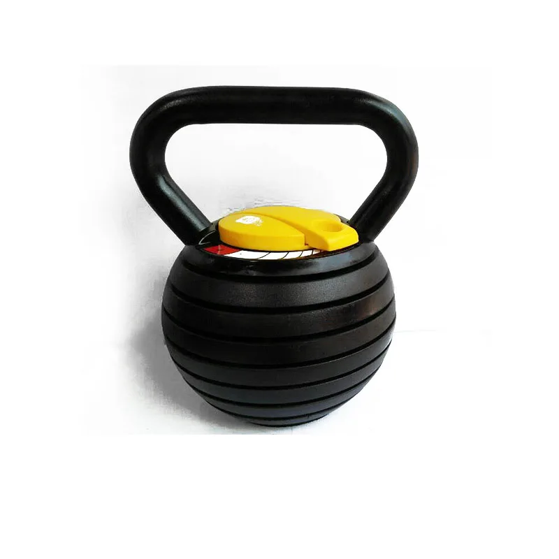 wholesale custom Kettlebell Adjustable Monkey 20lb  40lb  Kettlebell Black Cast Iron Powder