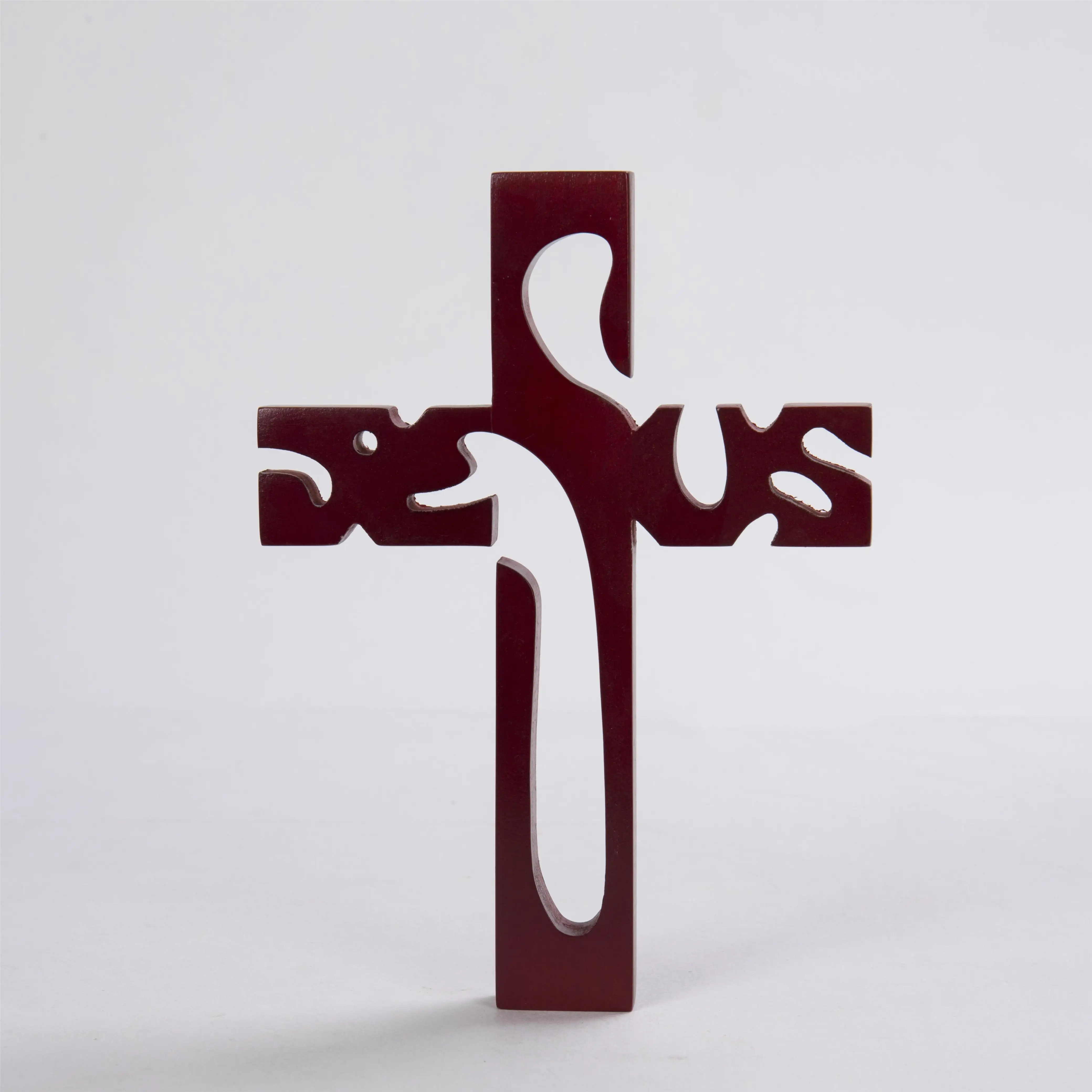 Factory direct Solid wood cross Modern minimalist version of Christian and Catholic crosses Wooden Wall Cross for wall