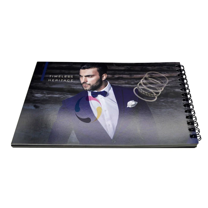 2024 Custom Printing Hardcover Sublimation Book Organizer Spiral Workbook Agenda Daily Planner Inspirational Self Care Journal