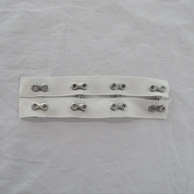 New design fancy hook eye fastener eyelet button ring double holes eye grommet  eyelet for clothing