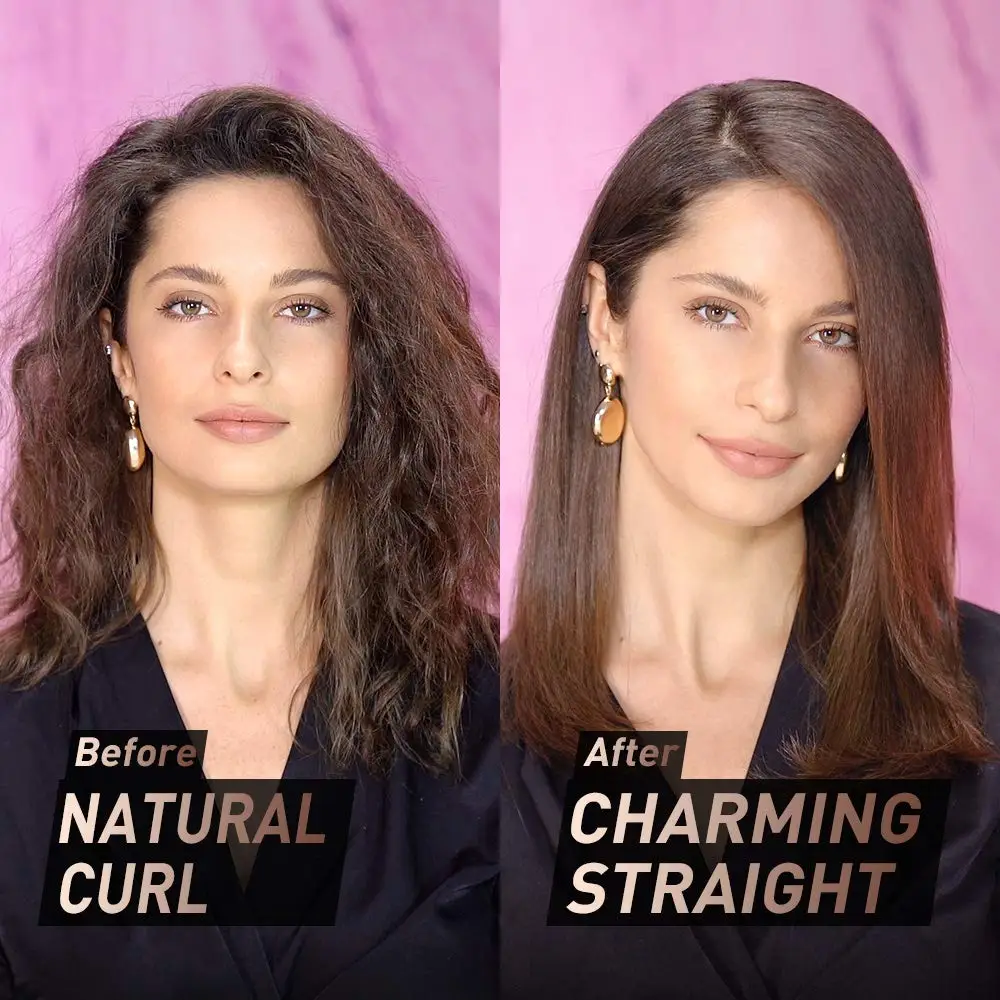 Plancha de Cabello Profesional Rosada на заказ по низкой цене расческа для выпрямления волос выпрямитель утюжок