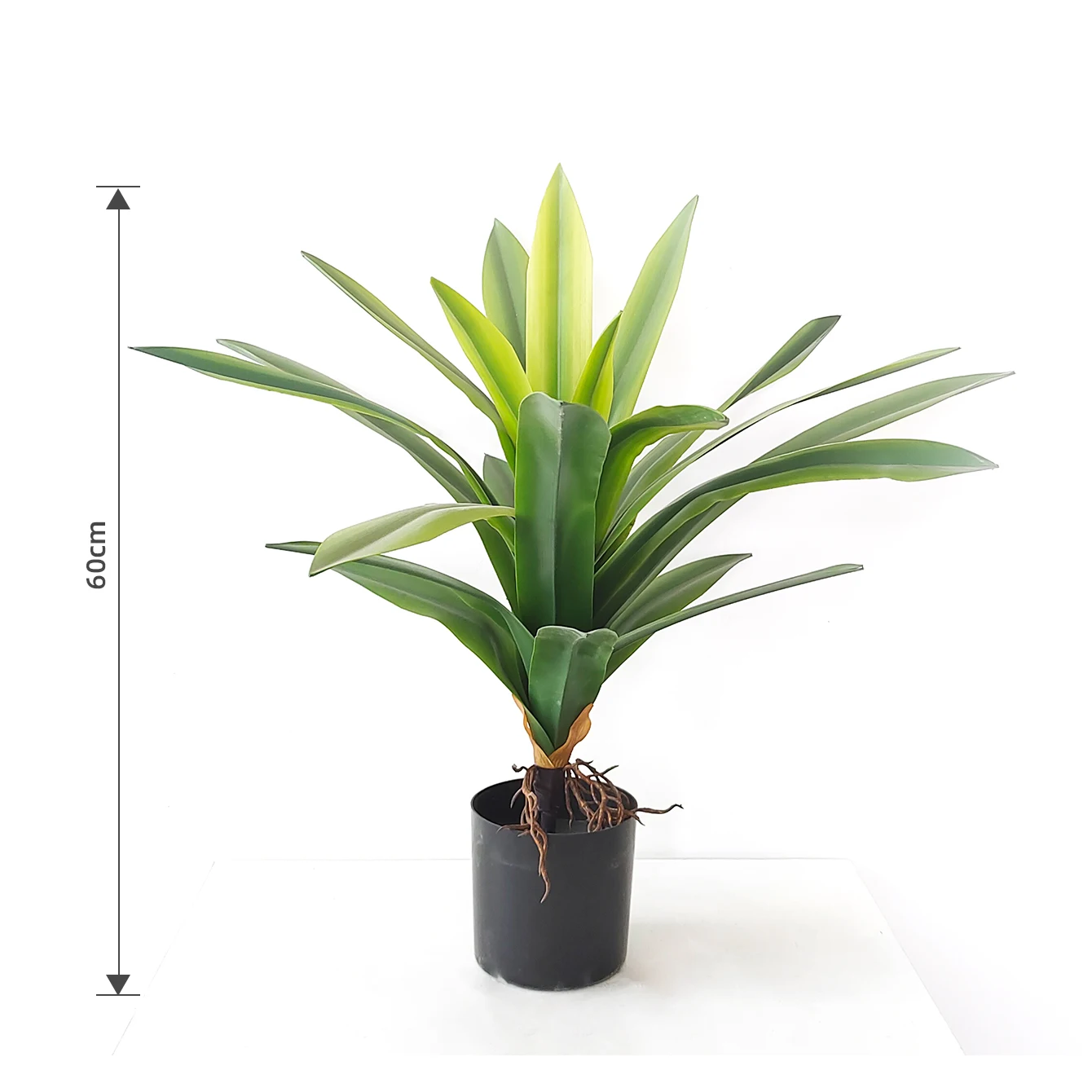 Premium Real Touch Autumn Colors Artificial Potted Leaf Plants Gladiolus Greenery Decoration Living Room In Pot for Home