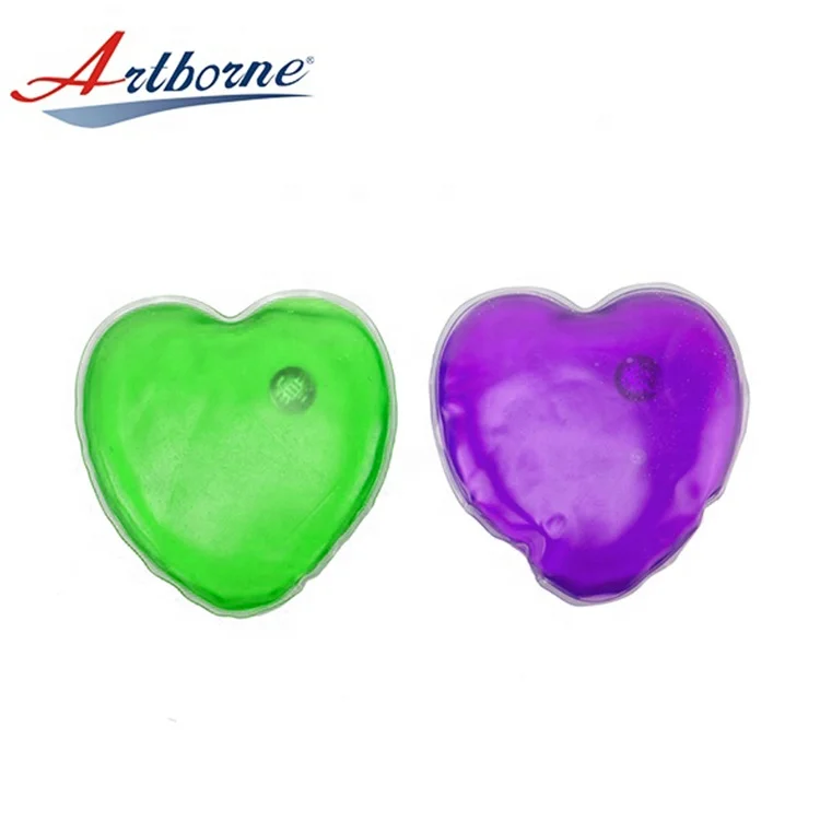 Heart Shape Click Heat Pad Instant Gel Hand Warmer for Menstrual Cramps Woman Belly