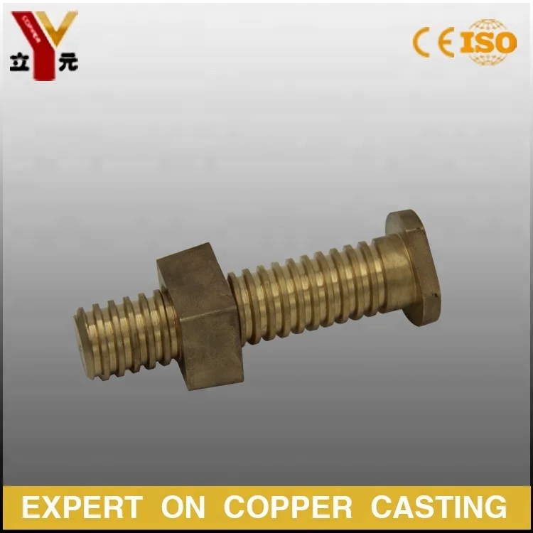 CNC Machining Customized Turning and Milling Bronze Brass nuts OEM
