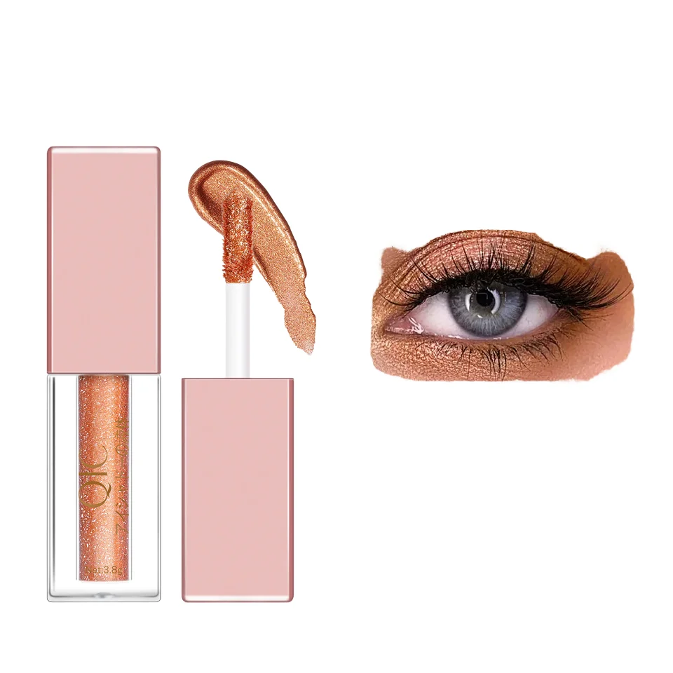 Beauty Monochrome Pearl Liquid Eye Shadow with Big Sequins Highlight Cosmetics