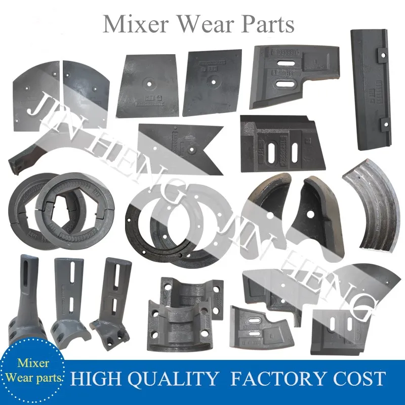 
SANY/ SICOMA/ ZOOMLION Concrete mixer wear parts 