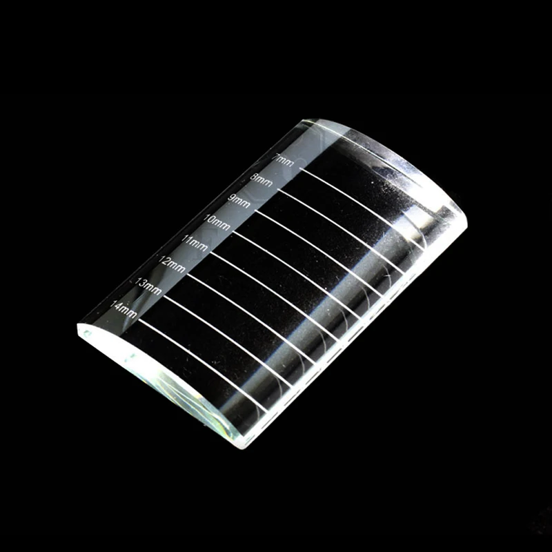 
NATUHANA Transparent Eyelash Extension Crystal Glue Holder False Lash Tile Eyelash Stand Pad Pallet Lashes Holder Makeup Tool 