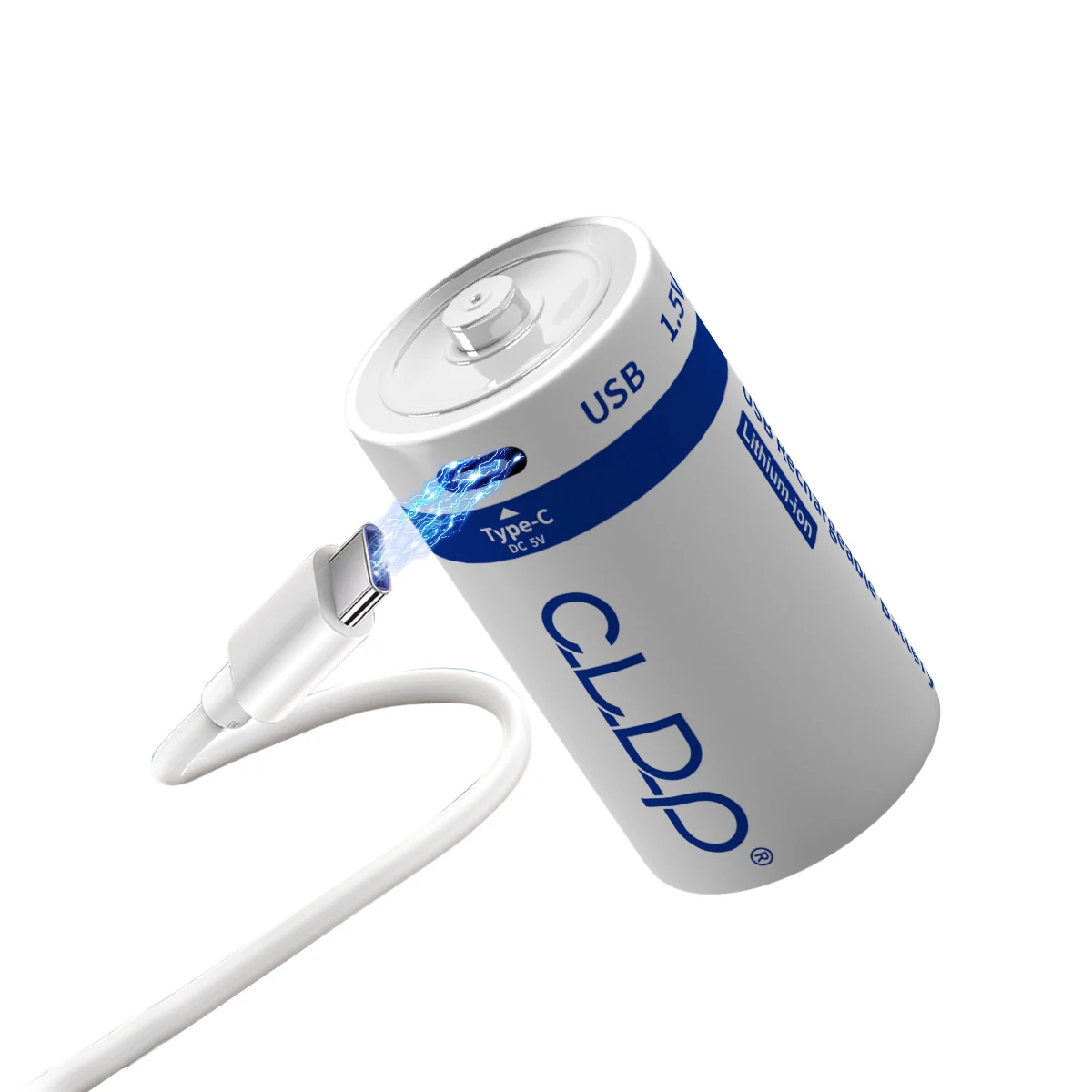 1 5 В D размер usb перезаряжаемые батареи Вольт 6300mWh type-c литий-ионная аккумуляторная батарея с зарядным кабелем