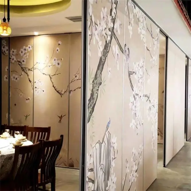 Acoustic Foldable Sliding Wall Operable Partition Door For Boardroom