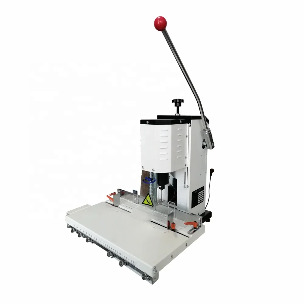 HY-50A Desktop 3-9mm Diameter Round Hole Paper Book Manual Electric Punch Machine