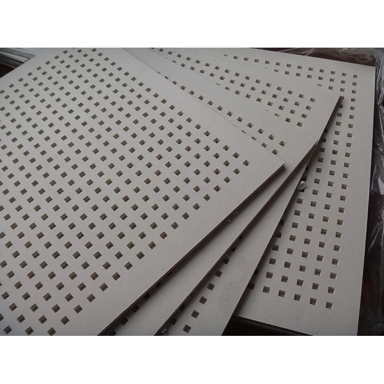 Acoustic performance design freedom Perforated Plasterboard Perforated gypsum board