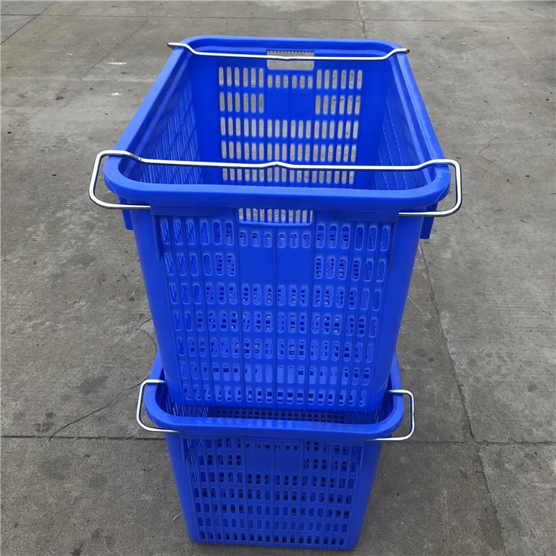 Manufacturer Custom Warehouse Food Grade Vegetable Fruit Foldable Crate Collapsible Plastic Crate