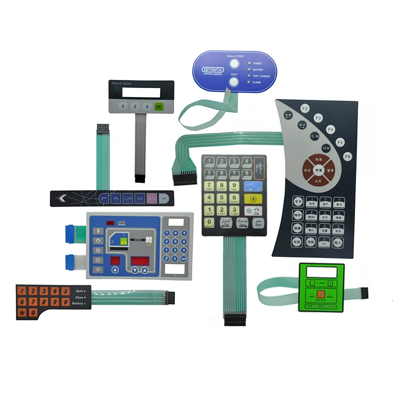 2023 smart electronics polycarbonate touch keypad with 3m adhesive display switch control panel manufacturer