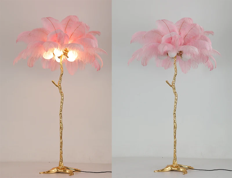 Brass Bar Feather Floor Lamp Sintechno 65 Tree Target For A Small Globes World Market Green Bay Packers Afeef 73 Led Brightech