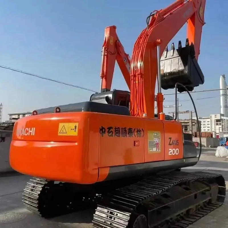 Japan original Hitachi ZX200mini excavator used construction digging machine with low fuel consumption and high efficiency