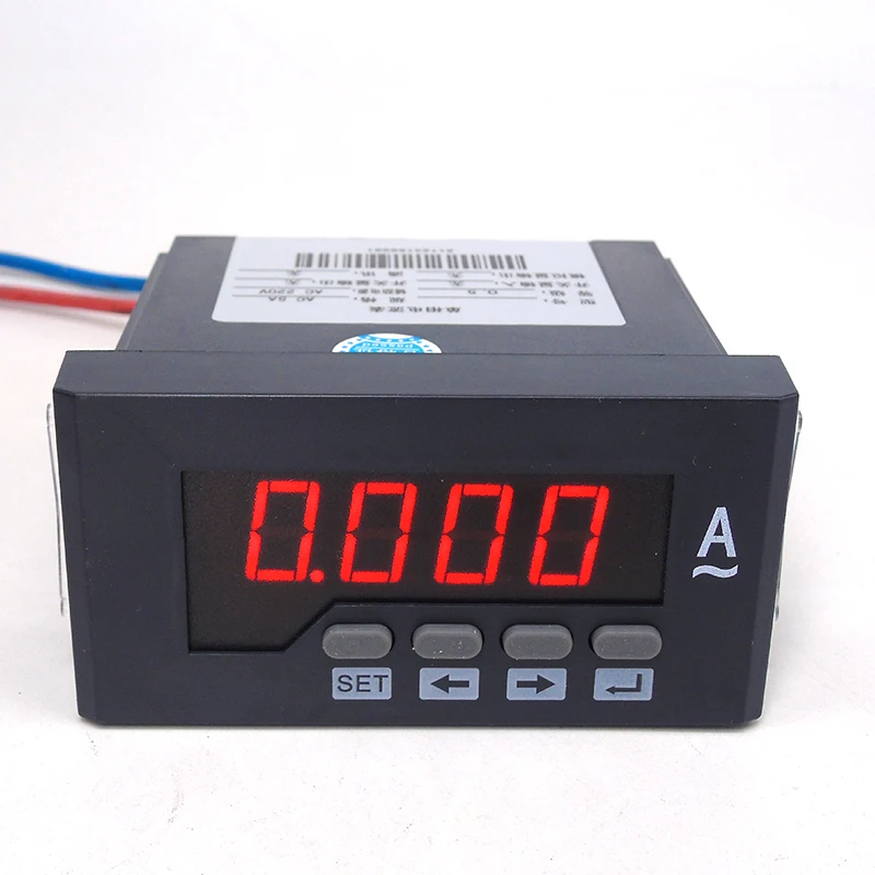 DQ703I-5K1 LED Display Single Phase DC AC Ampere Meter RS485 Digital Panel Meter