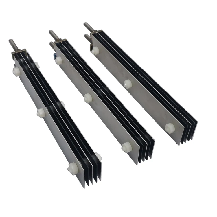 Titanium electrode assemble 2 anode 3 cathode for spool water sterilization