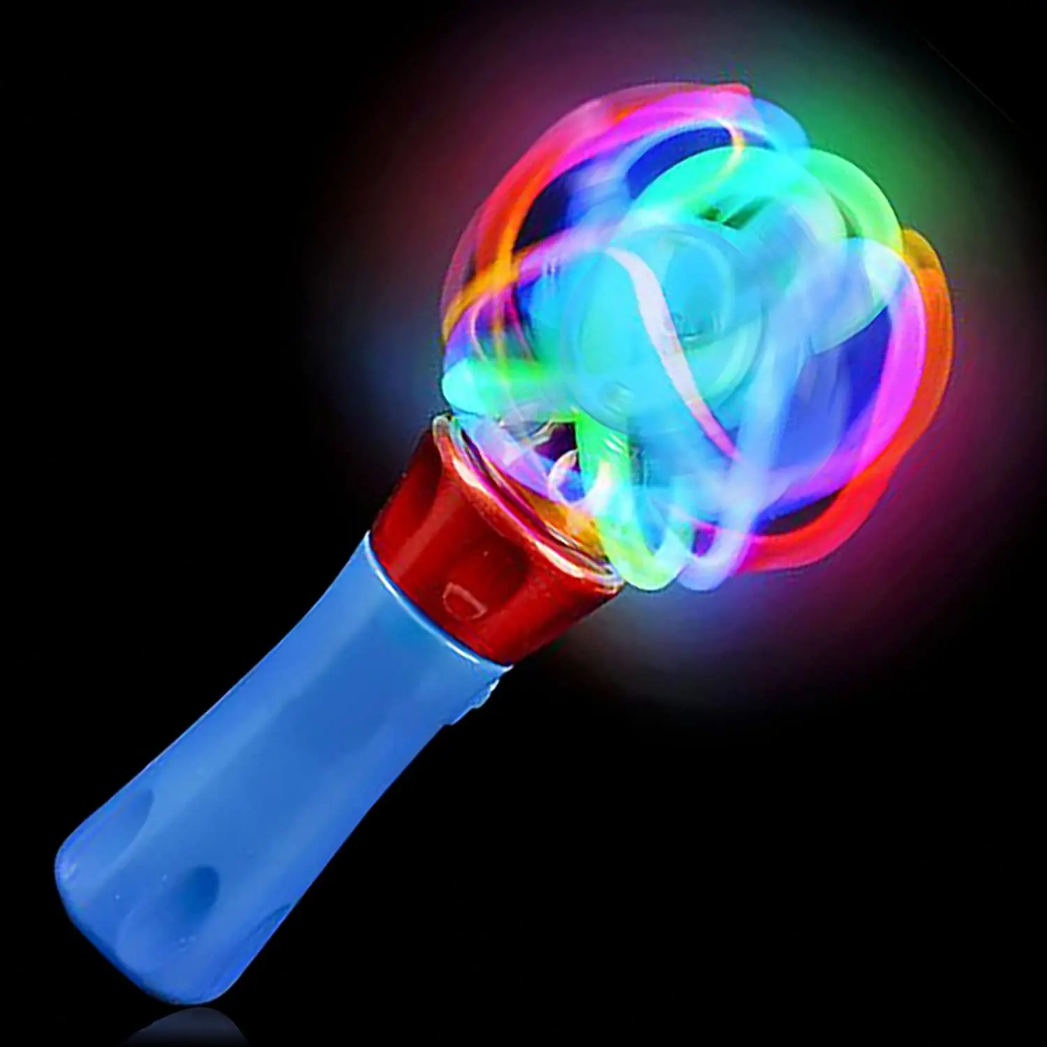 Led Spinning Wand with Magic Ball for Boys Girls Kids Toddlers with Birthday Holiday Raves Party Favors