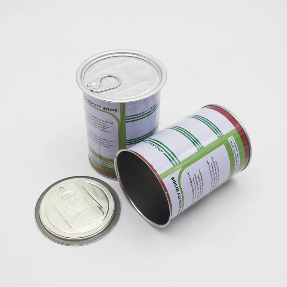 Настраиваемая печать металлическая жестяная пластина 1L легко открываемое верхнее семя Tn Can